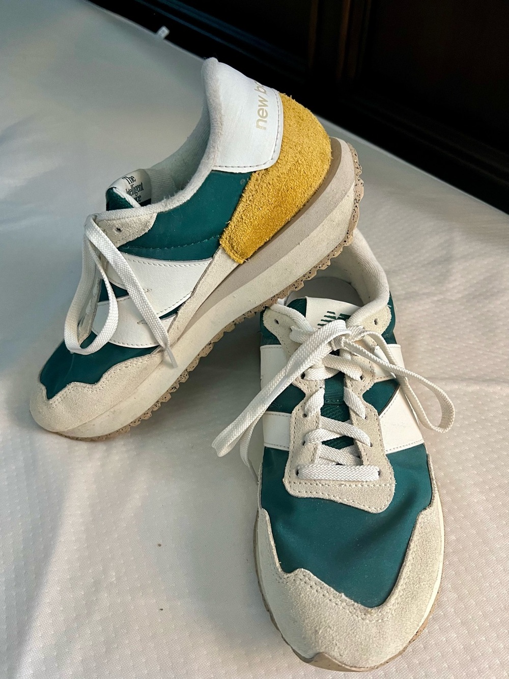 New Balance Green/Yellow 237 sneakers